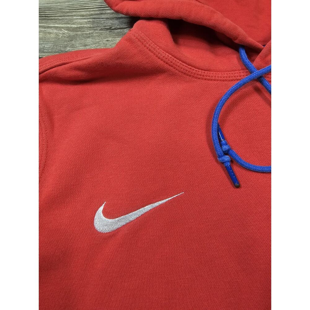 Nike USA Soccer World Cup Hoodie Men M Red Sweatshirt Futbol Swoosh Embroidered - Picture 4 of 10